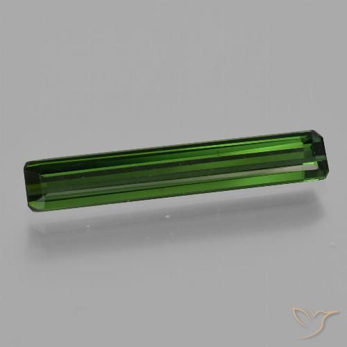 1.47ct 天然 フォレストグリーン トルマリン, エメラルドカット, VVS-VS