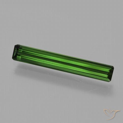 1.49ct 天然 アーシーグリーン トルマリン, エメラルドカット, VVS-VS