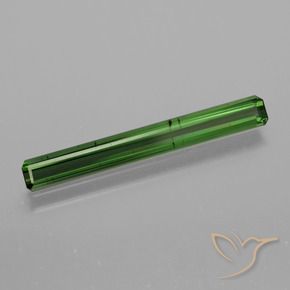 1.44カラットの天然ミディアムグリーントルマリン、八角形 / エメラルドカット、VS-SI