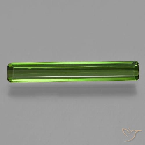 1.45ct 天然 フォレストグリーン トルマリン, エメラルドカット, VS