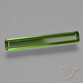 1.45カラットの天然フォレストグリーントルマリン、八角形 / エメラルドカット、VS