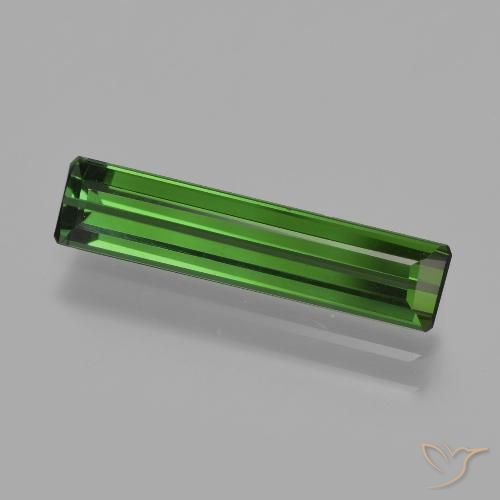 1.80ct 天然 グリーン トルマリン, エメラルドカット, VVS-VS