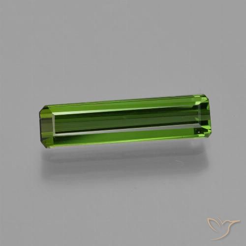 1.11ct 天然 フォレストグリーン トルマリン, エメラルドカット, VVS-VS