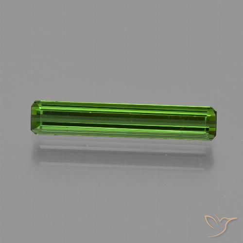 1.16ct 天然 ディープグリーン トルマリン, エメラルドカット, VVS-VS