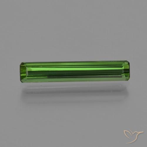1.13ct 天然 アーシーグリーン トルマリン, エメラルドカット, VS