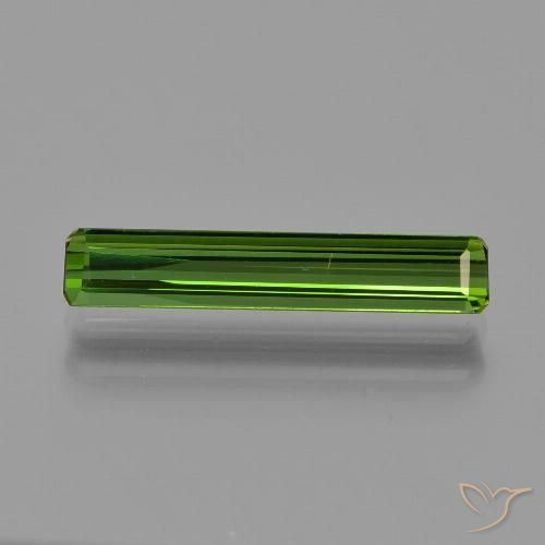 1.19ct 天然 フォレストグリーン トルマリン, エメラルドカット, VVS-VS