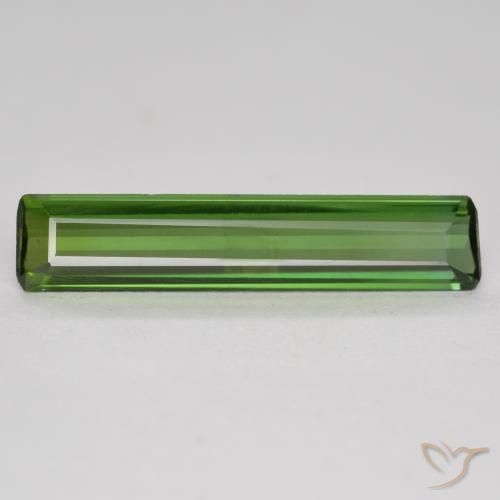 0.93ct 天然 ダークグリーン トルマリン, エメラルドカット, VVS-VS