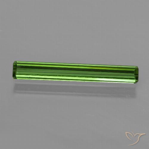 0.97ct 天然 ミディアムグリーン トルマリン, エメラルドカット, VS
