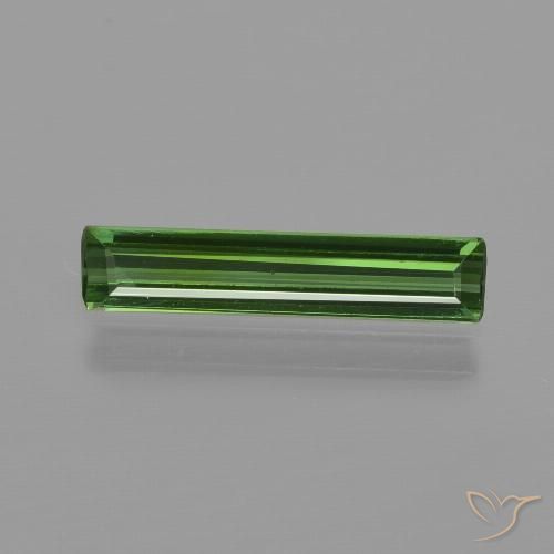 0.90ct 天然 アーシーグリーン トルマリン, エメラルドカット, VS