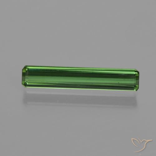 0.94ct 天然 アーシーグリーン トルマリン, エメラルドカット, VS
