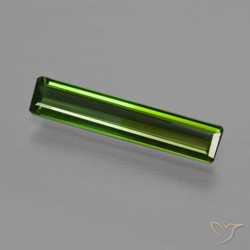 0.99ct 天然 アーシーグリーン トルマリン, エメラルドカット, VS