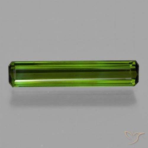1.23ct 天然 フォレストグリーン トルマリン, エメラルドカット, VS