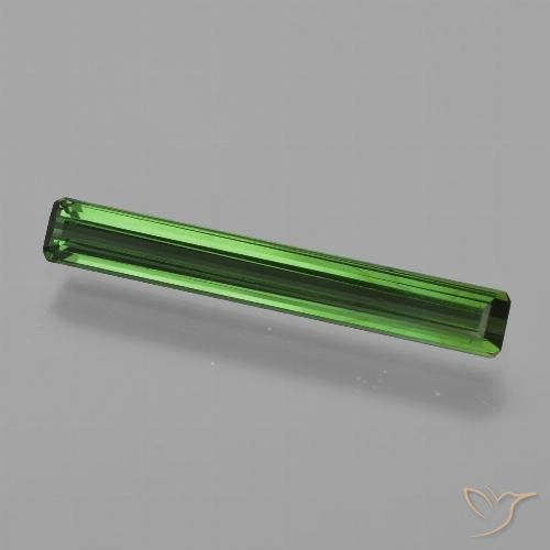 1.27ct 天然 フォレストグリーン トルマリン, エメラルドカット, VS
