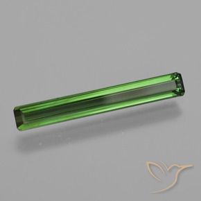 1.27カラットの天然フォレストグリーントルマリン、八角形 / エメラルドカット、VS