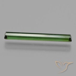 1.27カラットの天然フォレストグリーントルマリン、八角形 / エメラルドカット、VS