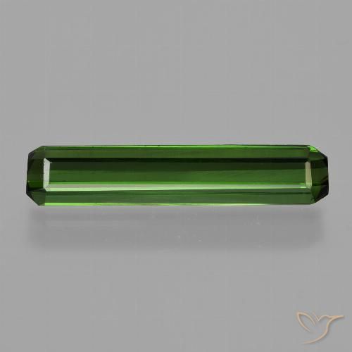 1.73ct 天然 ミディアムグリーン トルマリン, エメラルドカット, VVS-VS
