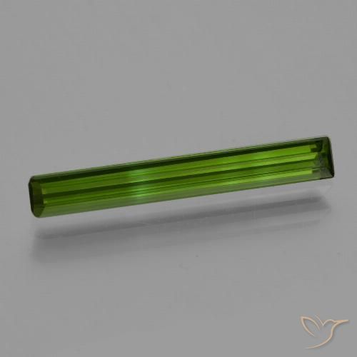 0.96ct 天然 フォレストグリーン トルマリン, エメラルドカット, VVS-VS