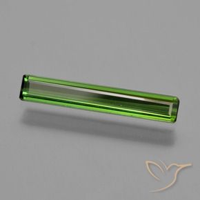 0.94カラットの天然ディープグリーントルマリン、八角形 / エメラルドカット、VVS-VS