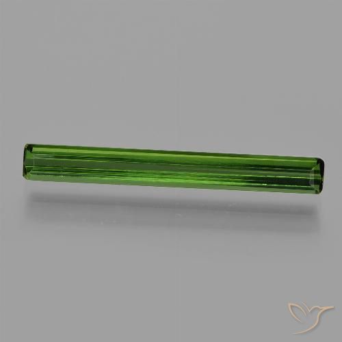 1.47ct 天然 ディープグリーン トルマリン, エメラルドカット, VVS-VS