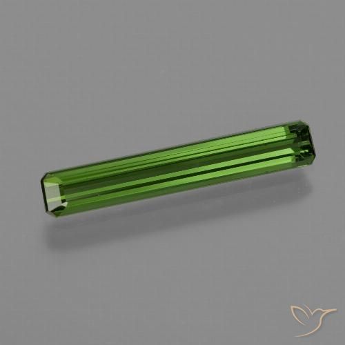 1.26ct 天然 フォレストグリーン トルマリン, エメラルドカット, VVS-VS