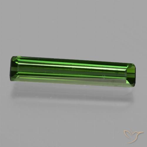 1.20ct 天然 ダークグリーン トルマリン, エメラルドカット, VVS-VS