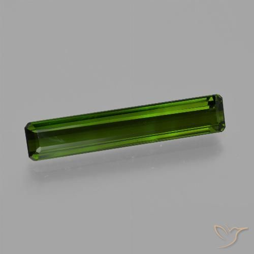 2.83ct 天然 ディープグリーン トルマリン, エメラルドカット, VVS-VS