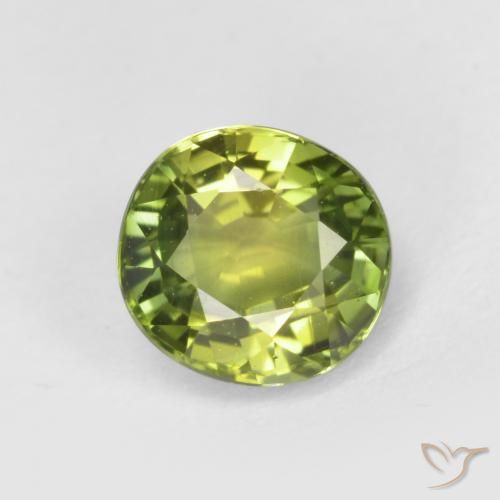 0.98ct 天然 ディープグリーン トルマリン, 楕円形, VS