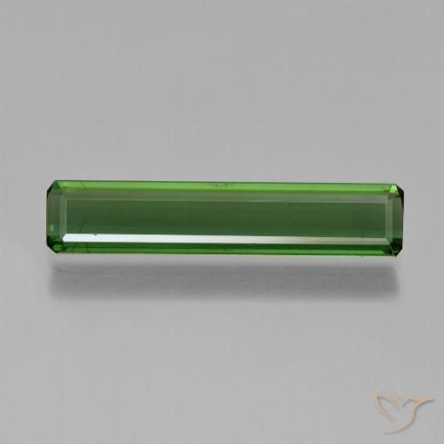 1.56ct 天然 ディープグリーン トルマリン, エメラルドカット, VS