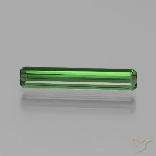 1.80ct 天然 ディープグリーン トルマリン, エメラルドカット, VVS-VS