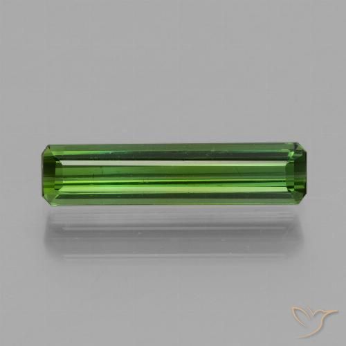 1.26ct 天然 ディープグリーン トルマリン, エメラルドカット, VS