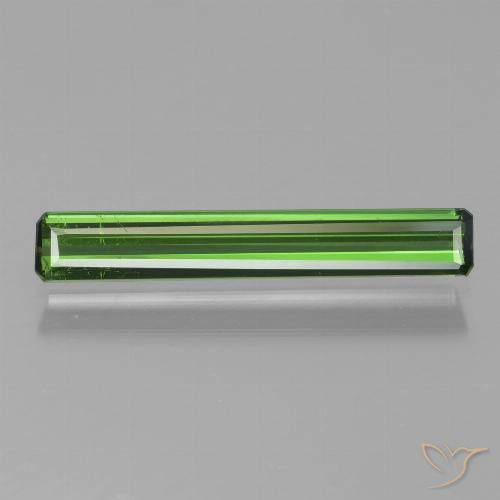 1.08ct 天然 グリーン トルマリン, エメラルドカット, VS