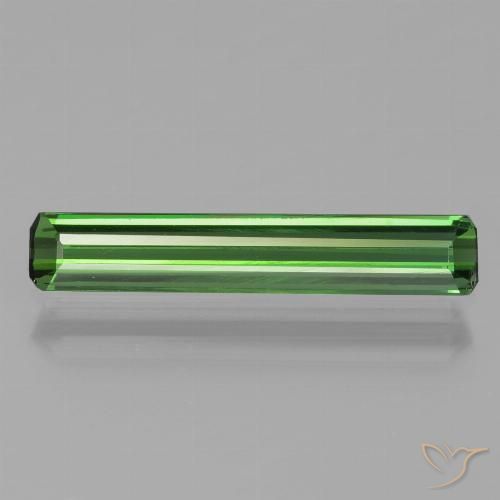 1.11ct 天然 グリーン トルマリン, エメラルドカット, VVS