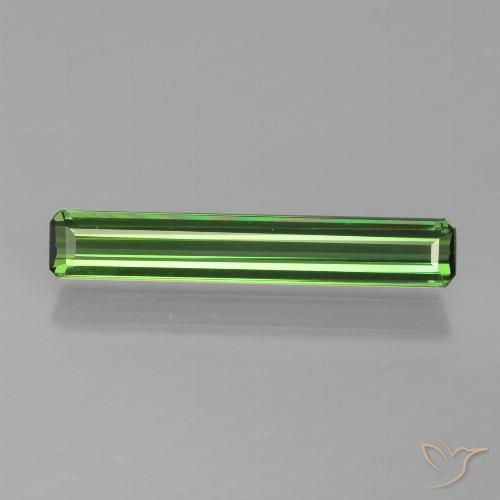 1.19ct 天然 グリーン トルマリン, エメラルドカット, VVS