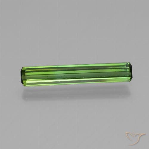 0.99ct 天然 ディープグリーン トルマリン, エメラルドカット, VS