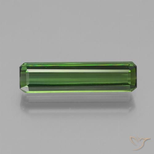 1.82ct 天然 ダークグリーン トルマリン, エメラルドカット, VS