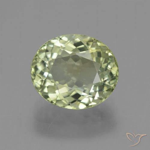 3.61ct 天然 ミディアムグリーン トルマリン, 楕円形, VVS