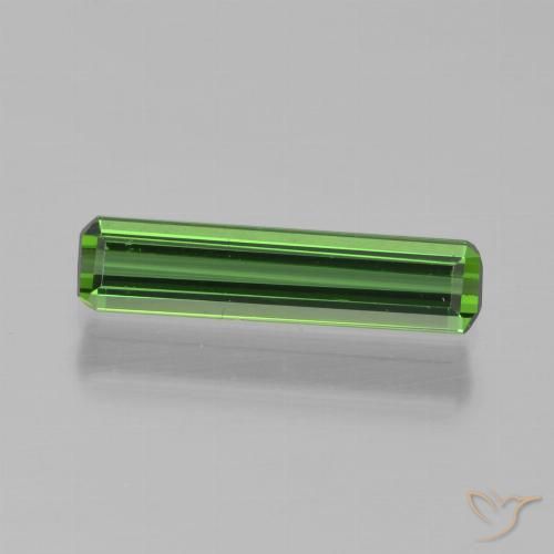0.75ct 天然 フォレストグリーン トルマリン, エメラルドカット, VVS