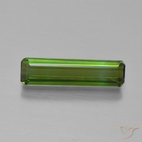 1.00ct 天然 海藻グリーン トルマリン, エメラルドカット, VVS-VS