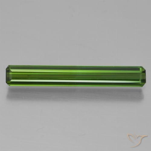 1.33ct 天然 フォレストグリーン トルマリン, エメラルドカット, VVS-VS