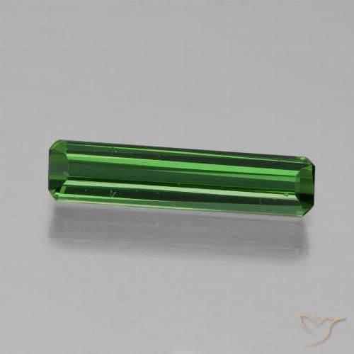0.98ct 天然 フォレストグリーン トルマリン, エメラルドカット, VVS-VS