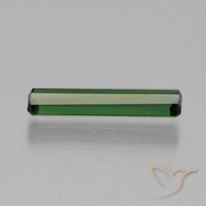 0.98カラットの天然フォレストグリーントルマリン、八角形 / エメラルドカット、VVS-VS