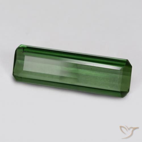 0.76ct 天然 フォレストグリーン トルマリン, エメラルドカット, VVS-VS