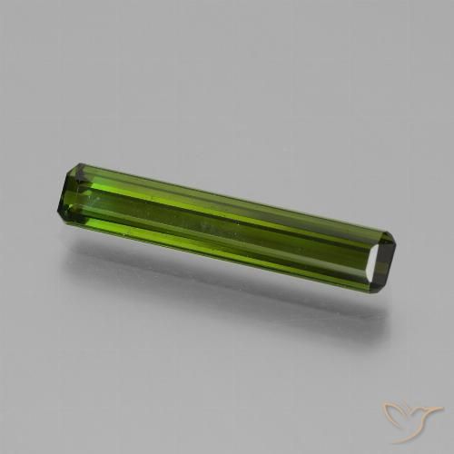 2.60ct 天然 フォレストグリーン トルマリン, エメラルドカット, VVS
