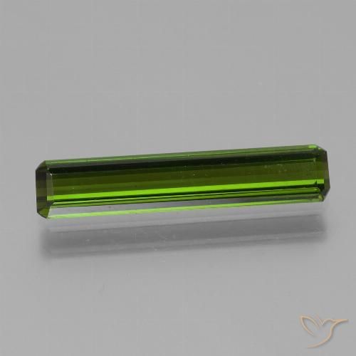 1.72ct 天然 海藻グリーン トルマリン, エメラルドカット, VVS