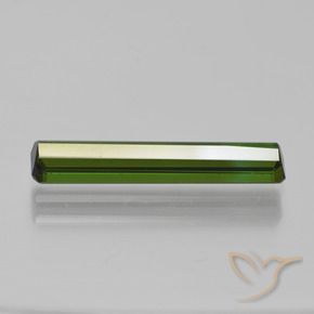 1.79カラットの天然濃いフォレストグリーントルマリン、八角形 / エメラルドカット、VVS