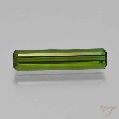 1.08ct 天然 フォレストグリーン トルマリン, エメラルドカット, VVS-VS