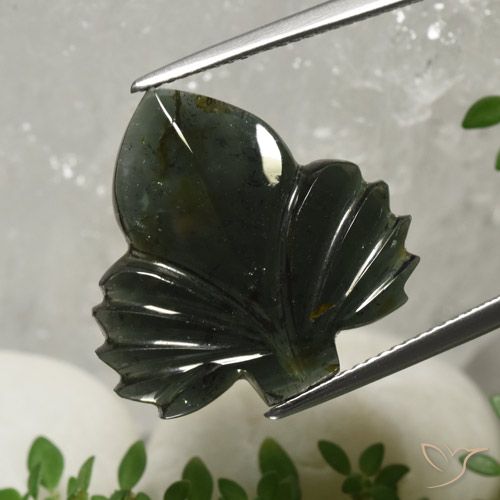 12.50ct 天然 フォレストグリーン トルマリン, ファンシー, 半透明