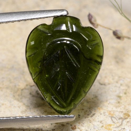 2.71ct 天然 ディープグリーン トルマリン, ファンシー, 半透明