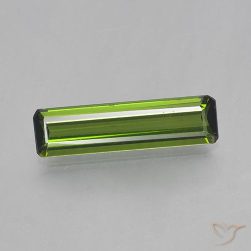1.45ct 天然 海藻グリーン トルマリン, エメラルドカット, VVS-VS