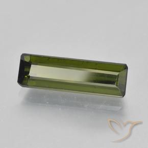 1.89カラットの天然ミディアムグリーントルマリン、八角形 / エメラルドカット、VVS-VS